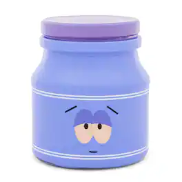Silver Buffalo - South Park Towelie "Wanna Get High?" Glass Storage Jar With Lid | Holds 5 Ounces - Purple