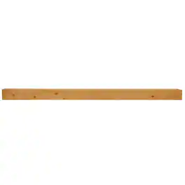 Touchstone Home Products - Fireplace Mantel Shelf , 84" x 8" x 4.75", Solid Pine Wood Mantel for Over Fireplace - Natural Finish