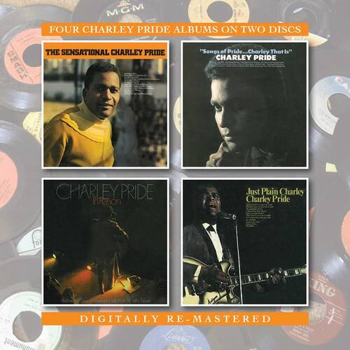 FOUR CHARLEY PRIDE ALBUMS ON TWO DISCS

THE SENSATIONAL CHARLEY PRIDE
"Songs of Pride...Charley That Is"
CHARLEY PRIDE

CHARLEY PRIDE
"Hierson"

Just Plain Charley
Charley Pride

DIGITALLY RE-MASTERED