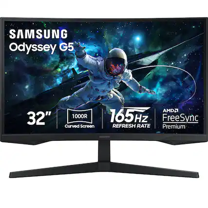 SAMSUNG Odyssey G5 32" 1000R Curved Screen 165Hz REFRESH RATE FreeSync Premium