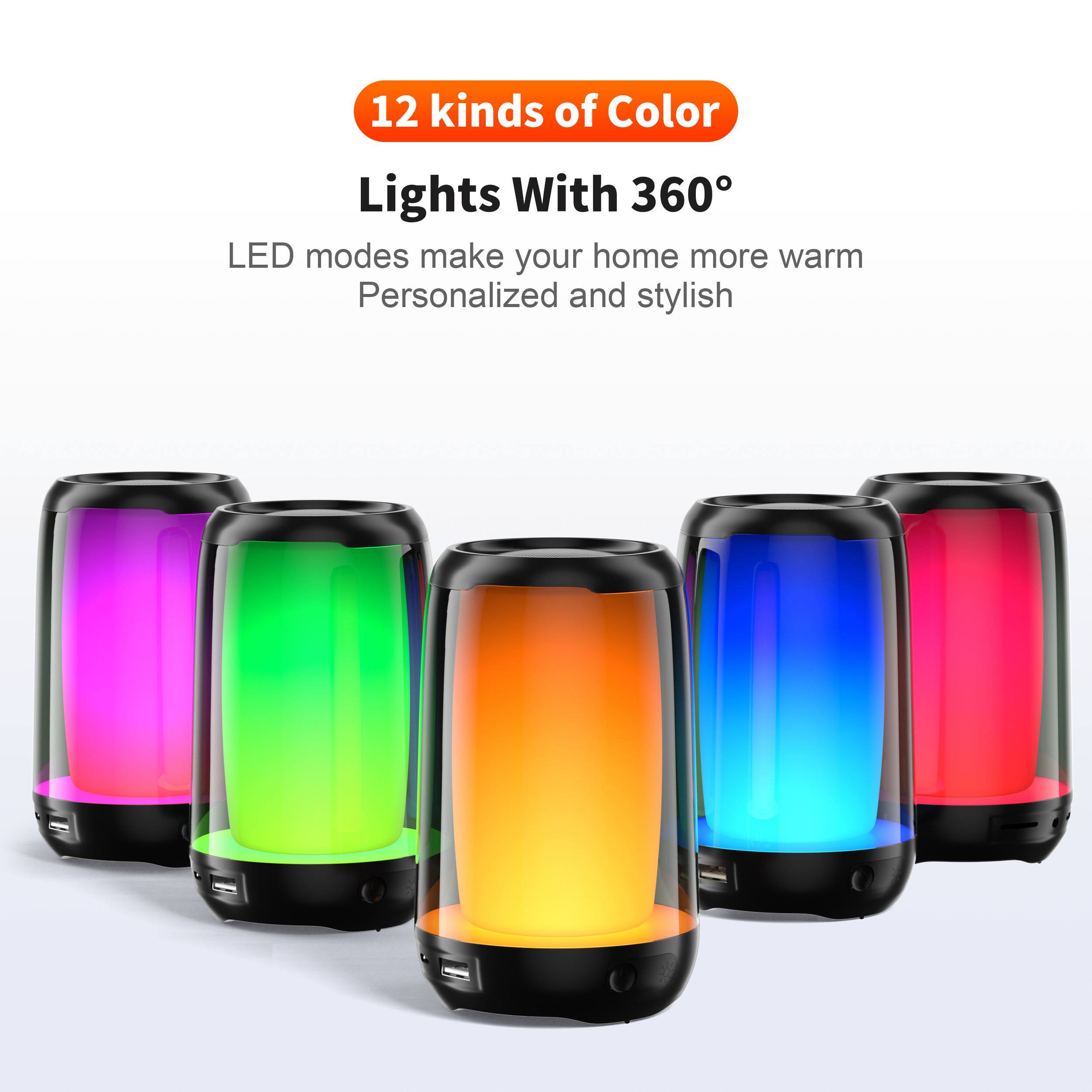 12 kinds of Color

Lights With 360°

LED modes make your home more warm Personalized and stylish