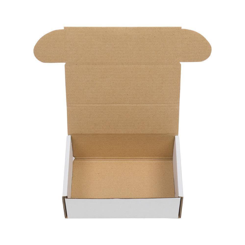Alt View 5. Winado - 50 - 6x4x2 White Corrugated Shipping Mailer Carton 50 Pack Packing Fold Box for UPS, USPS, FedEx, DHL, and More Shipping - White.