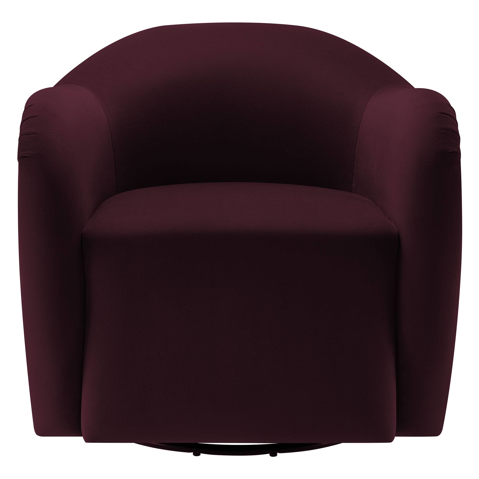 Alt View 2. Modway - Compose Performance Velvet Swivel Armchair by Modway - Red.