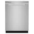 Whirlpool - 24 inch Top Control Built-In Stainless Steel Tub Dishwasher with 3rd Rack, AI Intelligent Wash, 47 dBA - Stainless Steel