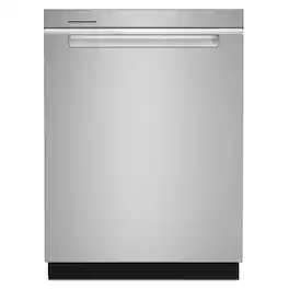 Whirlpool - 24 inch Top Control Built-In Stainless Steel Tub Dishwasher with 3rd Rack, AI Intelligent Wash, 47 dBA - Stainless Steel