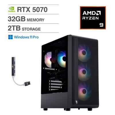 Acer Nitro 60 Desktop PC (AMD Ryzen 9 7900, 32GB DDR5, 2TB PCIe Acer Nitro 60 Desktop PC (AMD Ryzen 9 7900, 32GB DDR5, 2TB PCIe