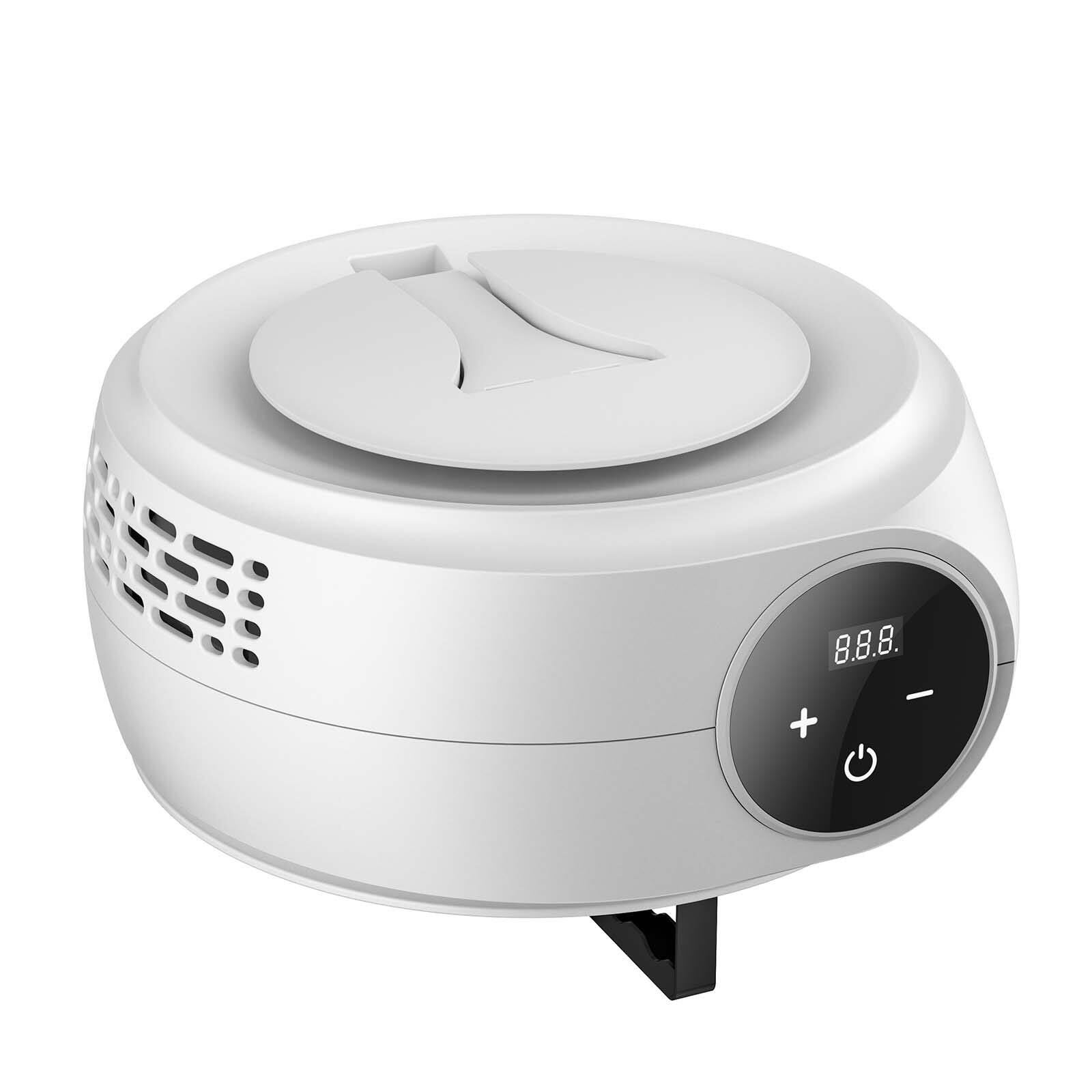 Alt View 8. Glintex - Portable Clothes Dryer, Foldable Mini Garment Dryer, PTC Heating, Touch Timer 30–300 Min, Holds 9 Garments - White.