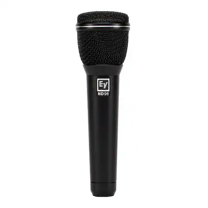 Front. Electro-Voice - Electro-Voice ND96 Dynamic Supercardioid Vocal Microphone (Black).