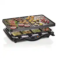 Hamilton Beach - Raclette Party Grill - Black - Front_Zoom
