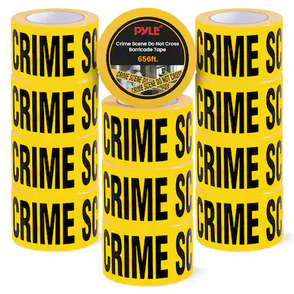 PYLE Crime Scene Do Not Cross Barricade Tape
656ft.
CRIME SCENE DO NOT CROSS