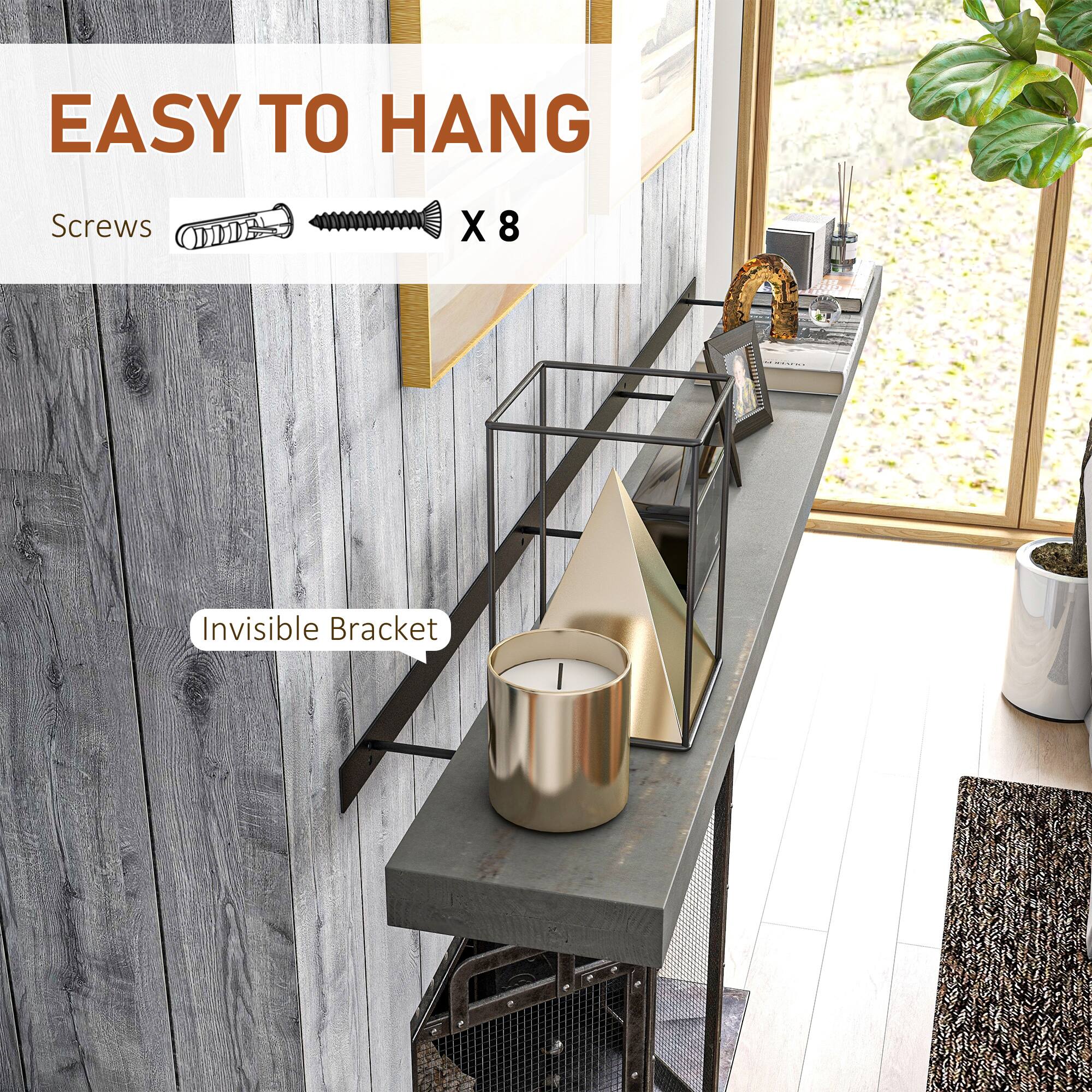 EASY TO HANG

Screws X 8

Invisible Bracket