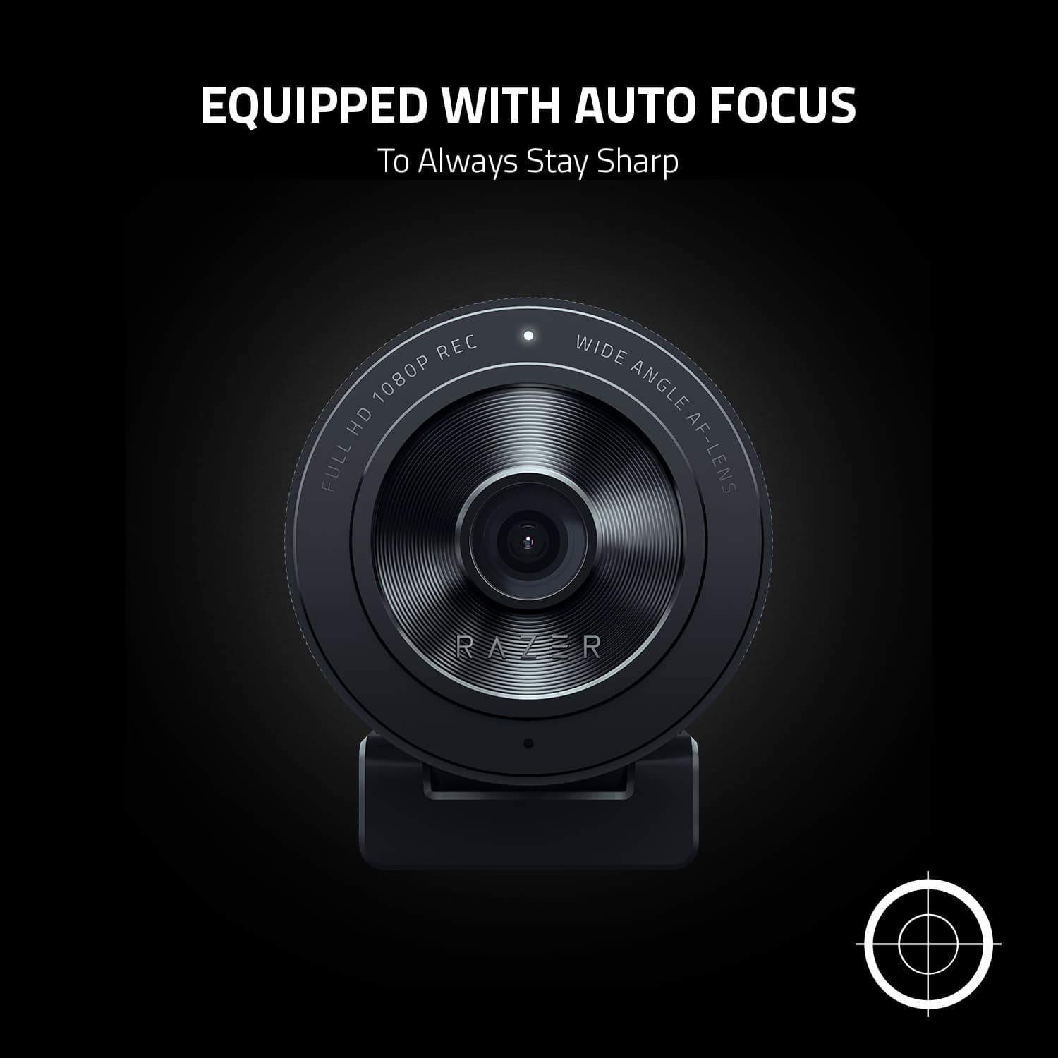Equipped with Auto Focus to always stay sharp. Rec 1080p HD Full Wide Angle AF-Lens RAR.