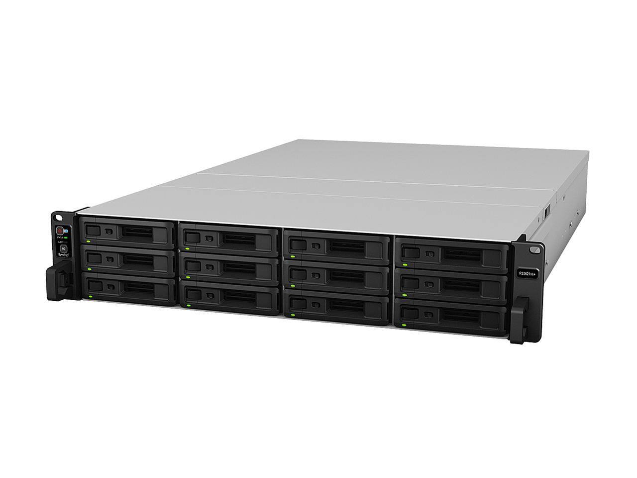 Alt View 1. Synology - Synology 12 bay RackStation RS3621xs+ (Diskless) - Unknown.