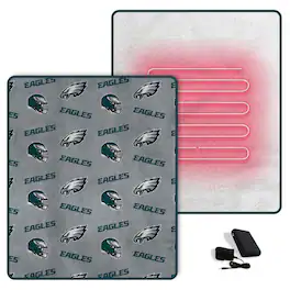 Pegasus - Philadelphia Eagles Scattered Logos 60" x 70" Heated Blanket - Multicolor