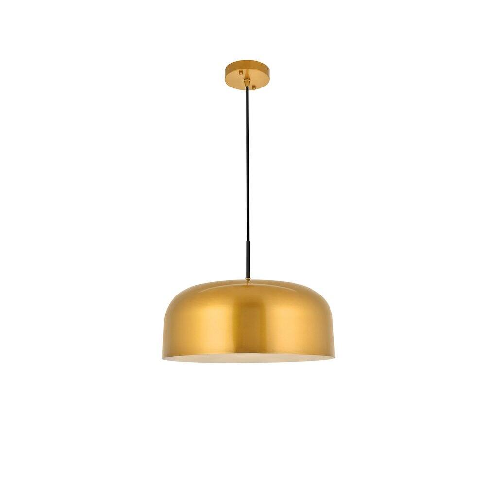 Living District - Etude 1 Light Satin Gold Pendant - Satin Gold And Black price history on PriceWatchPro