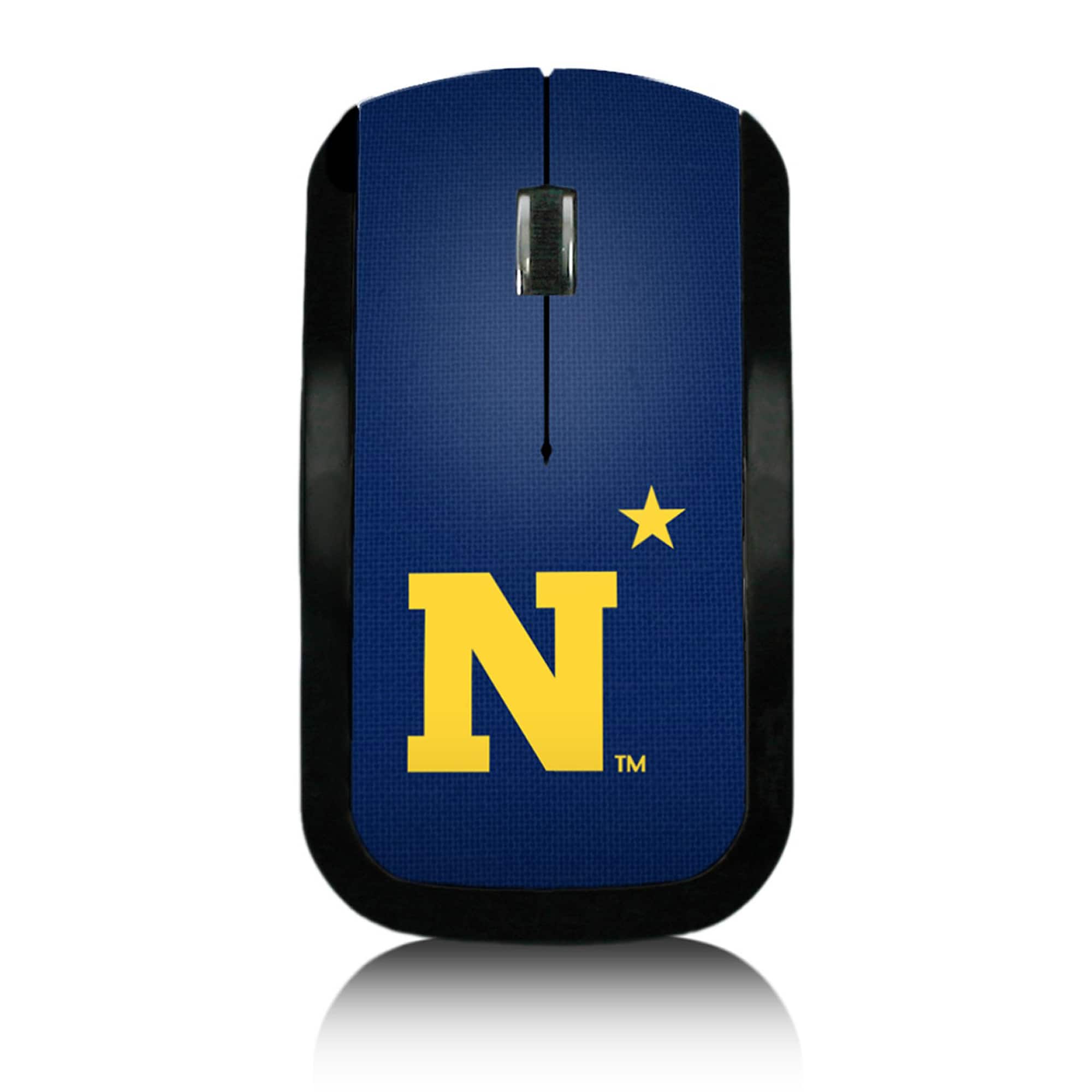 Keyscaper - Navy Midshipmen Solid Design Wireless Mouse - Wireless - Multicolor