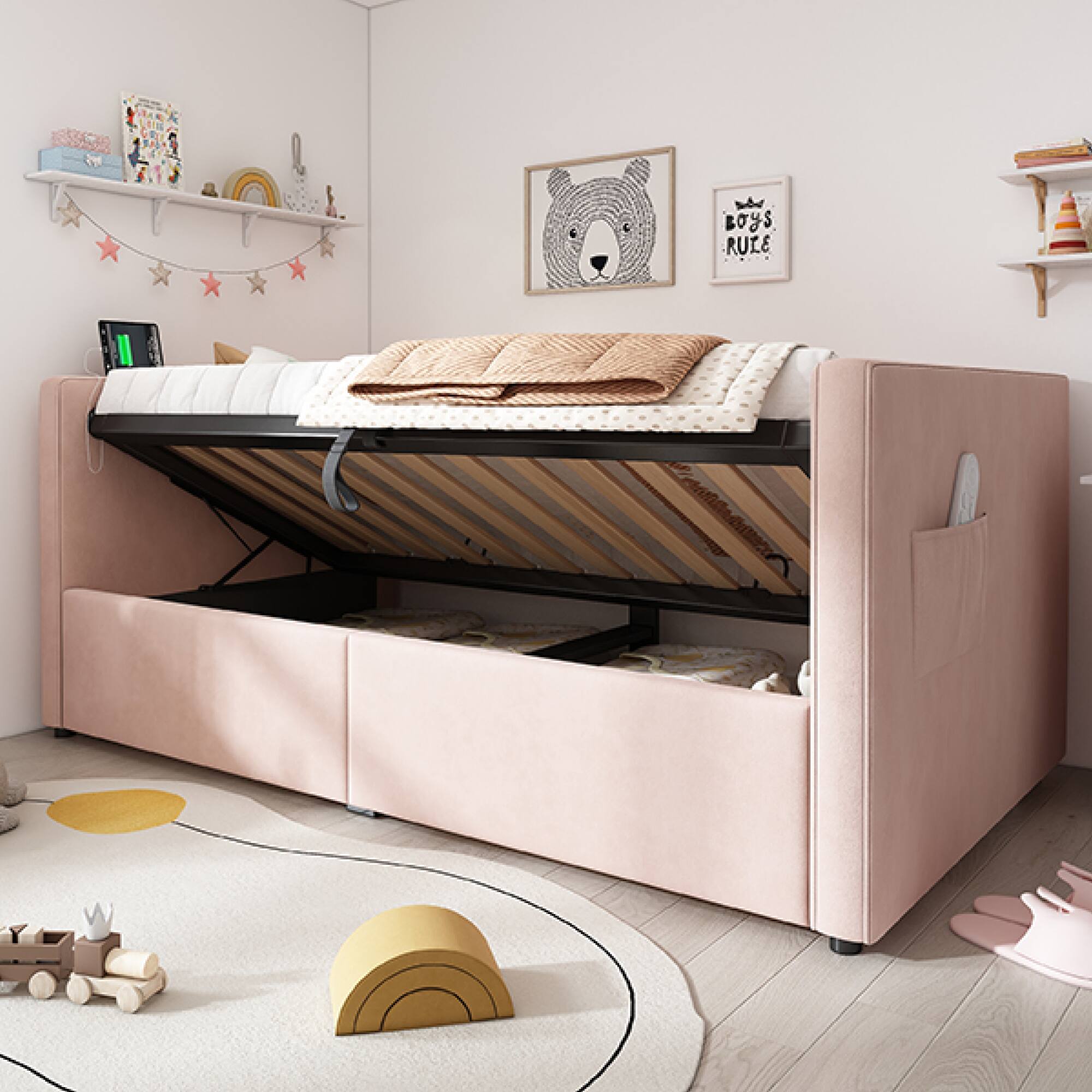 The text on the image reads: "BOYS RULE"