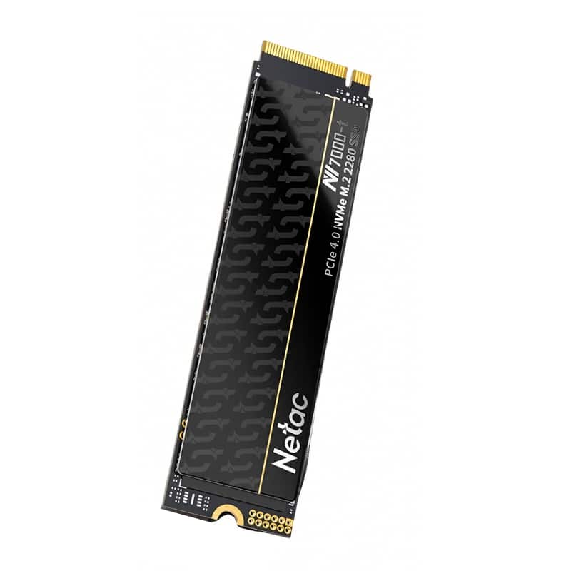 Netac - NV7000-t 2TB M.2 NVMe PCIe 4.0 x4 SSD – Up to 7300MB/s Read, Advanced Cooling, PS5 Compatible