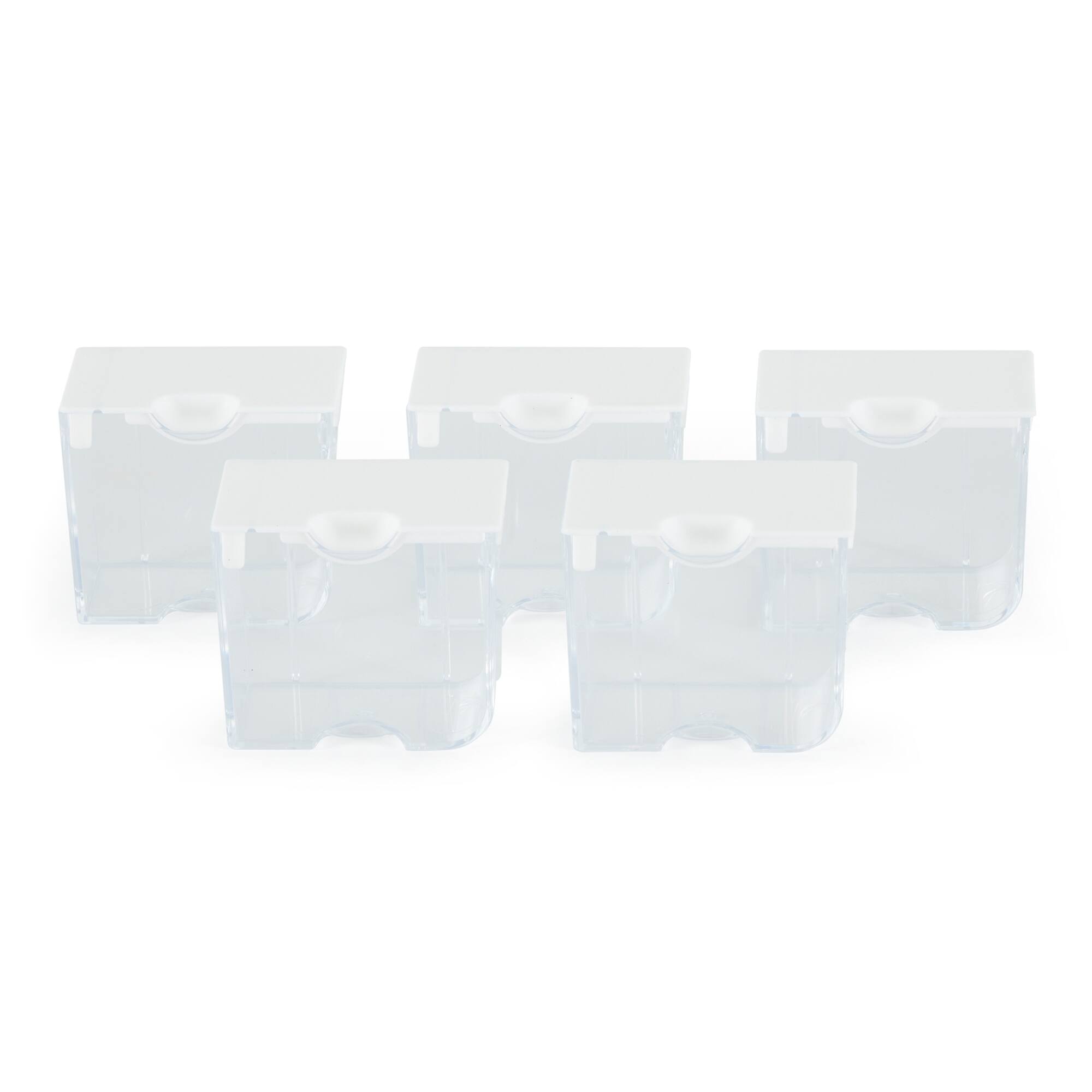Alt View 2. Bead Storage Solutions - Elizabeth Ward Bead Storage Solutions 5 Piece Craft Storage Containers (3 Pack) - Clear.