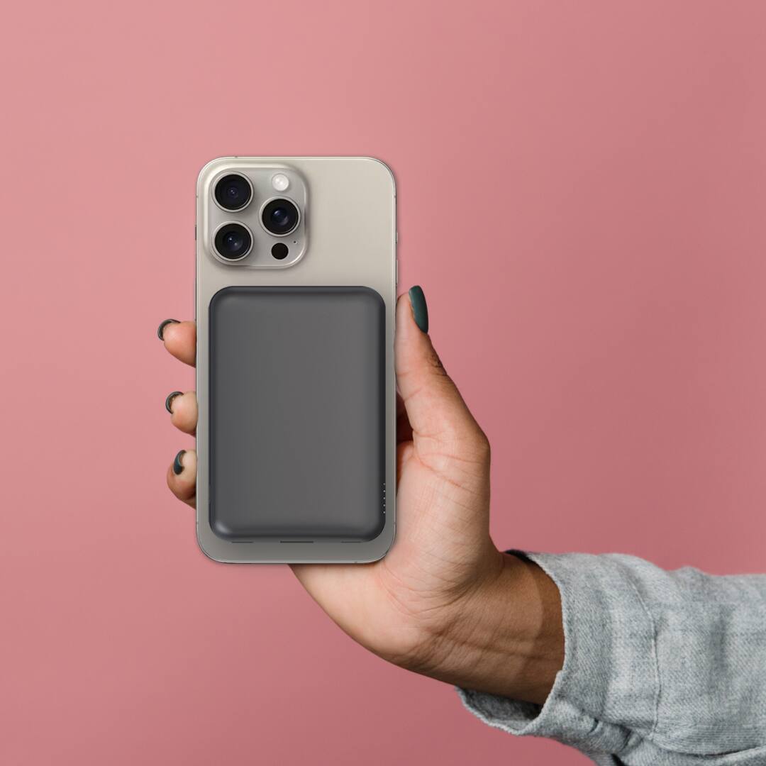 Alt View 1. OTM Essentials - OTM Essentials Mag Safe Compatible Power Bank, Black - Black.