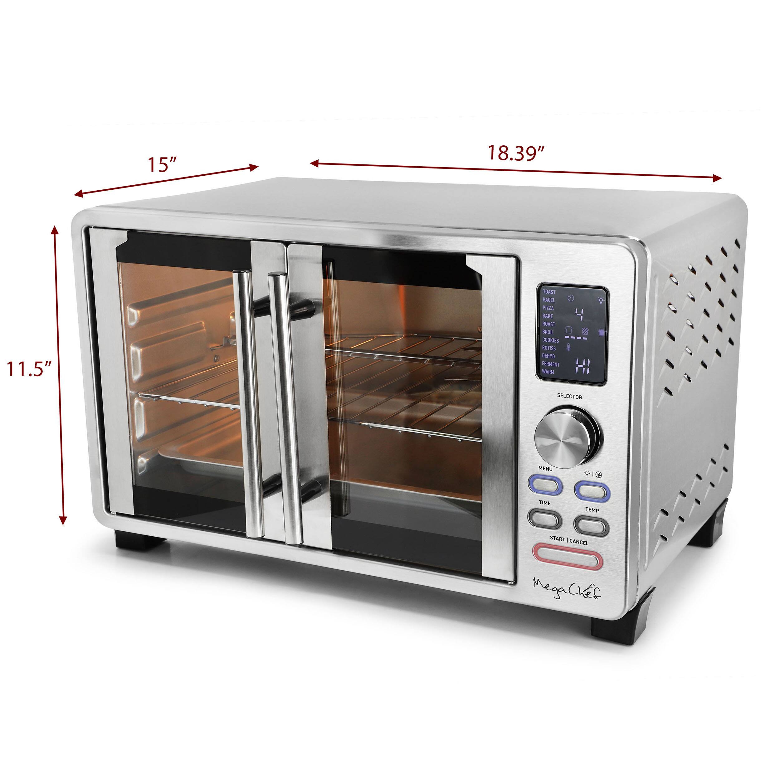 15" 18.39" 11.5" MegaChef