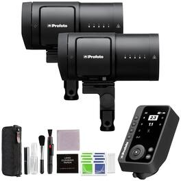 B20 OCF Flash Head Duo Kit with Profoto Connect Pro for Fujifilm and Additional Accessories