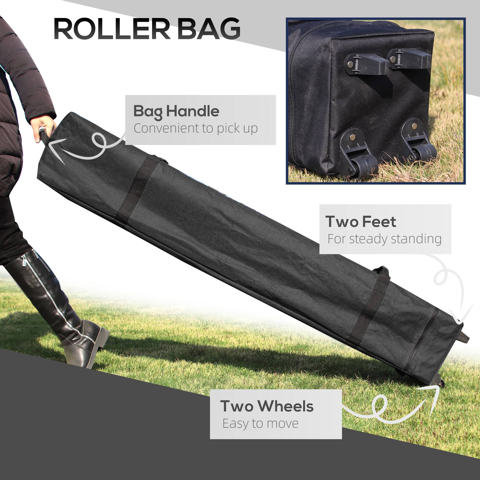 ROLLER BAG
Bag Handle
Convenient to pick up
Two Feet
For steady standing
Two Wheels
Easy to move