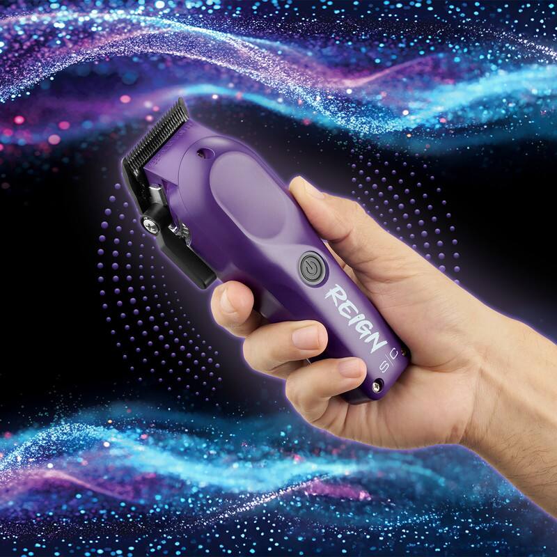 Alt View 6. StyleCraft - Reign Professional Hair Clipper with Brushless Motor - Purple.