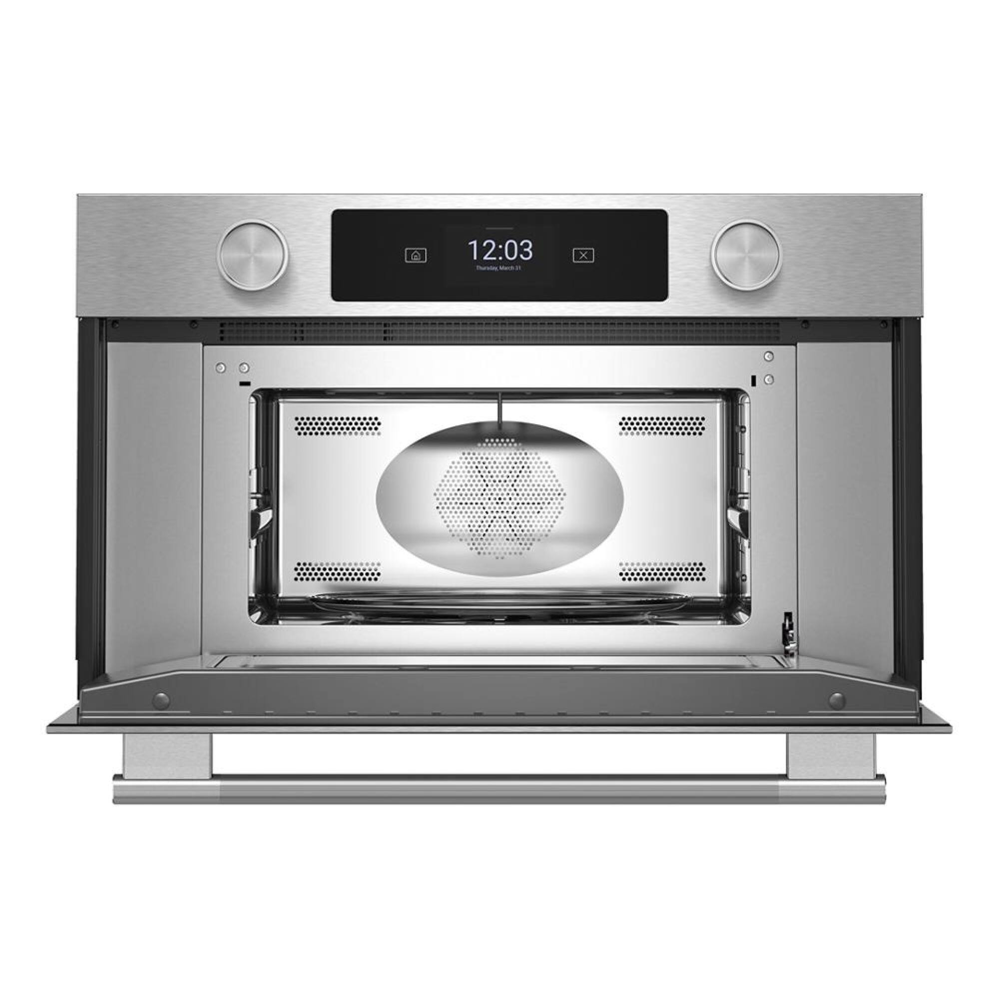 Alt View 1. KitchenAid - 1.4 Cu. Ft. 30" Convection Built-In Smart Microwave with Sensor Cooking and Air Fry - PrintShield Stainless.