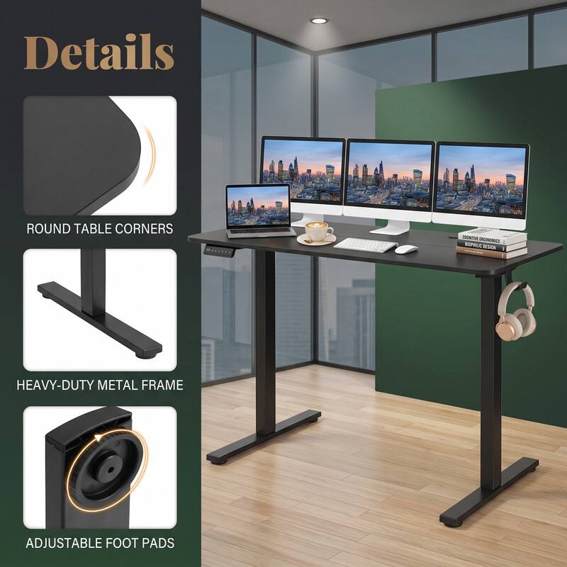 Details

- ROUND TABLE CORNERS
- HEAVY-DUTY METAL FRAME
- ADJUSTABLE FOOT PADS
