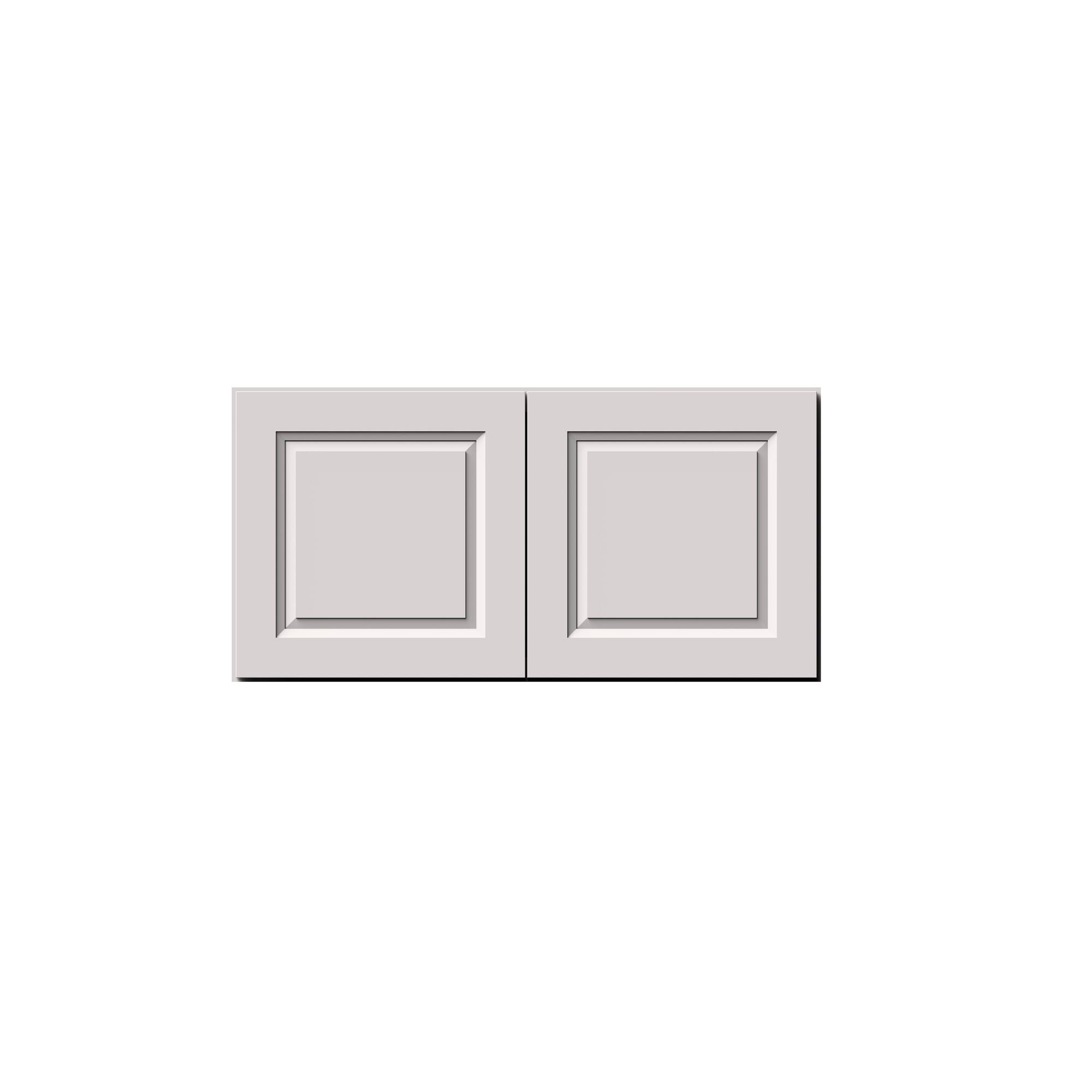 Alt View 1. Boyel Living - 36-in W x 18-in H x 27-in D Shaker Deep Kitchen Wall Cabinet with Soft-Close Doors - Glacier White.