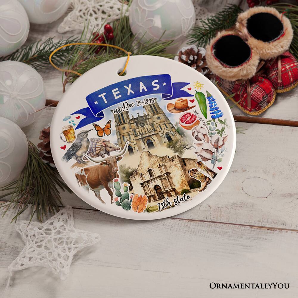 TEXAS  
29  
est. Dec 29, 1845  
28th state  

ORNAMENTALLY YOU