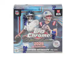 2025 Topps Chrome Sapphire Football Edition Box
