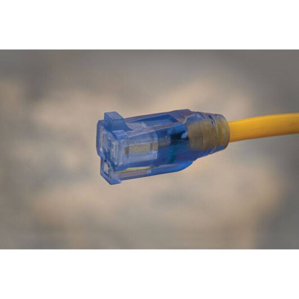 Dewalt 25ft 12/3 Lighted extension Cord Yellow DXEC17443025 - Best Buy