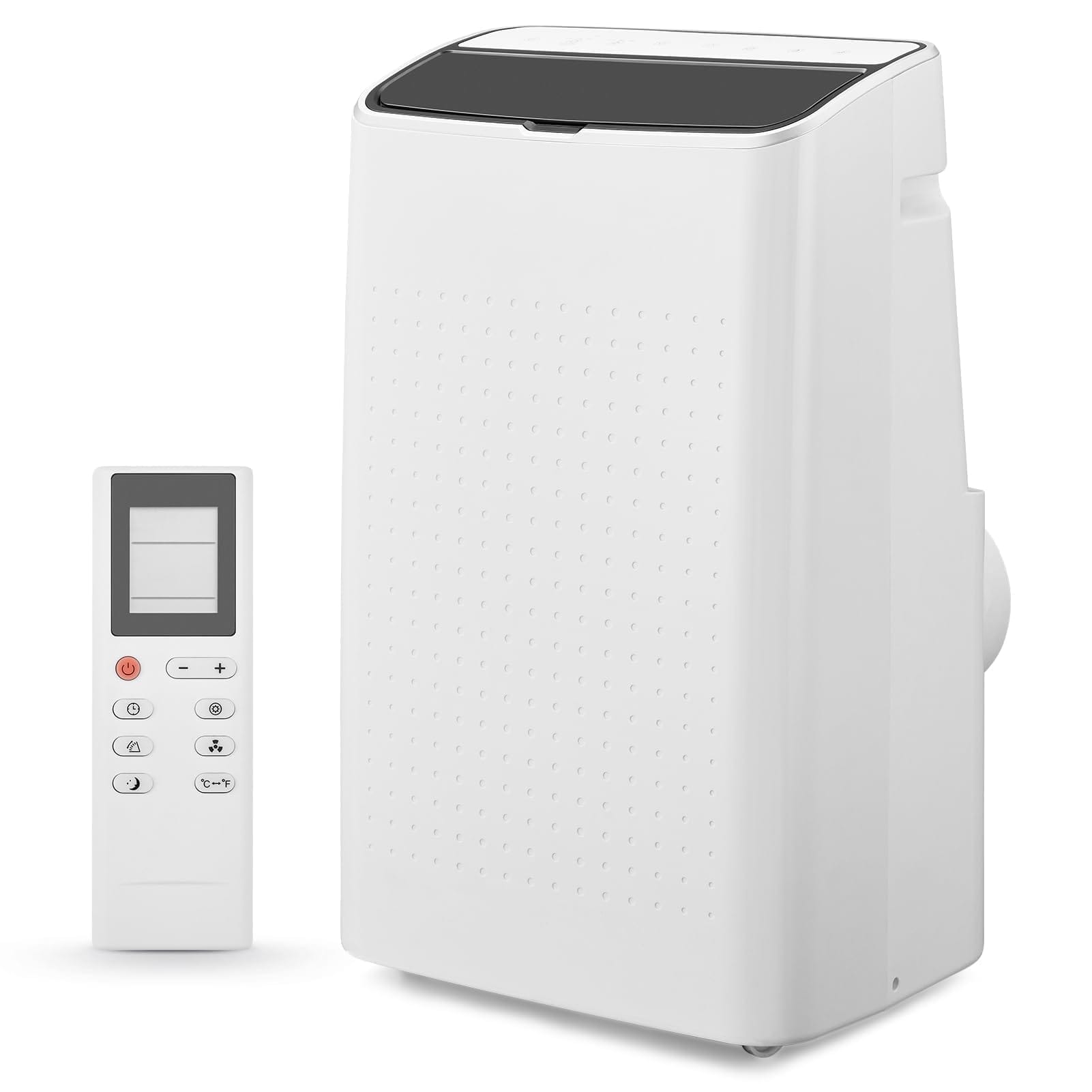 TROPOW - 14,000 BTU Portable Air Conditioner, Portable AC Unit Cools Up To 750 Sq. Ft - White
