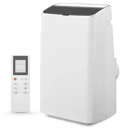 Front. TROPOW - 14,000 BTU Portable Air Conditioner, Portable AC Unit Cools Up To 750 Sq. Ft. - white.