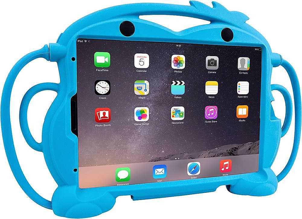 Angle. SaharaCase - Monkey KidProof Case for Apple iPad Pro 11" (2nd, 3rd, and 4th Gen 2020-2022) - Blue.