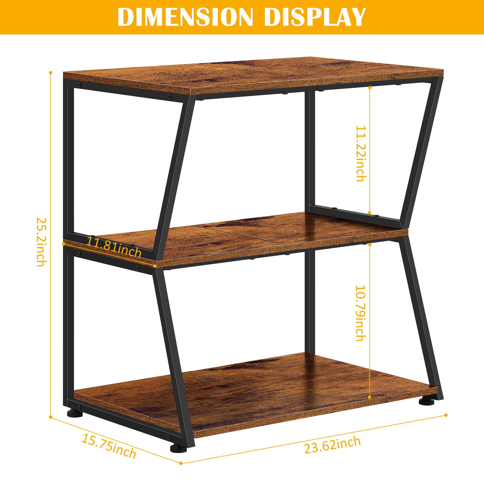 DIMENSION DISPLAY  
25.2 inch  
11.81 inch  
11.22 inch  
10.79 inch  
15.75 inch  
23.62 inch