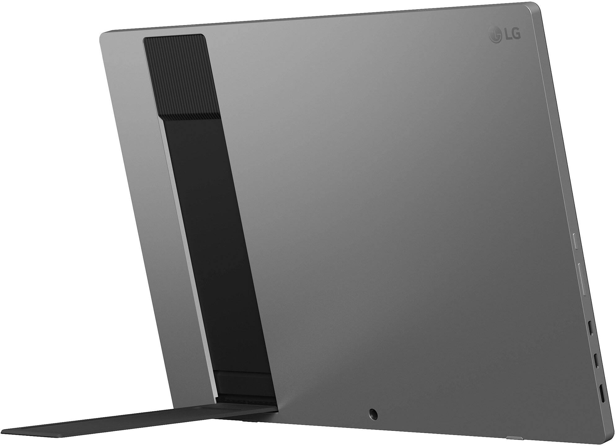 Alt View 15. LG - gram +view 17” IPS WQXGA 60Hz Portable Monitor (USB Type-C, mini-HDMI port) - Titan Silver.