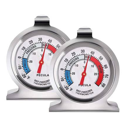 REF. FREEZER THERMOMETER
FREEZING
-10 0 10 20 30 40 50
-20
OK.FREEZE
-10 0 10 20 30 40 50
-20
PECULA
-10 0 10 20 30 40 50
-20
OK.FREEZE
-10 0 10 20 30 40 50
-20
WARM
-10 0 10 20 30 40 50
-20
PECULA
-10 0 10 20 30 40 50
-20
OK.FREEZE
-10 0 10 20 30 40 50
-20
REF. FREEZER THERMOMETER