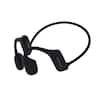 Front. RadioShack - Bluetooth Bone Conduction Headphones with Open-Ear Design, IPX5 Sweatproof, Magnetic Charging 3304461 - Black.