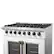 Alt View 10. Forno Appliances - 36 in. Wide 6 Burner Galiano 5.36 Cu. Ft. Freestanding Dual Fuel True Convection Range - White.