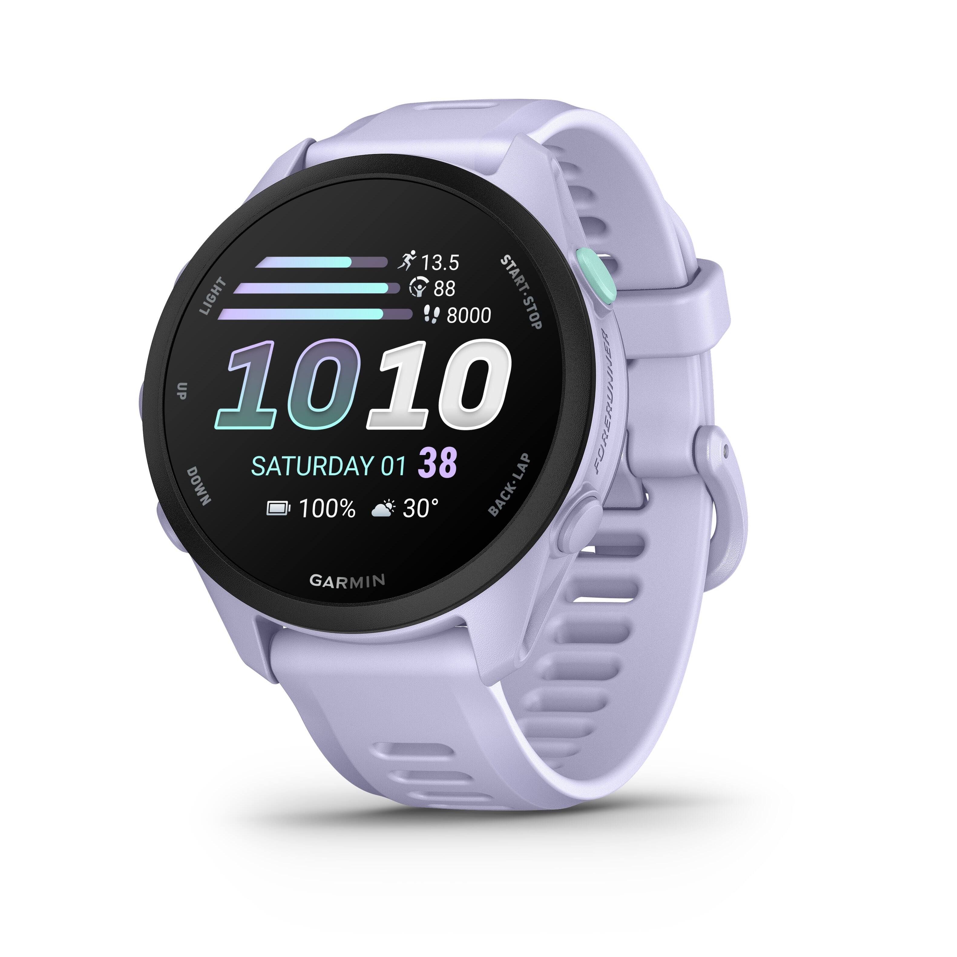 13.5 LIGHT 88 START-STOP 8000 STOP UP 1010 SATURDAY 01 38 LAP DOWN 100% 30 BACK-LAP GARMIN