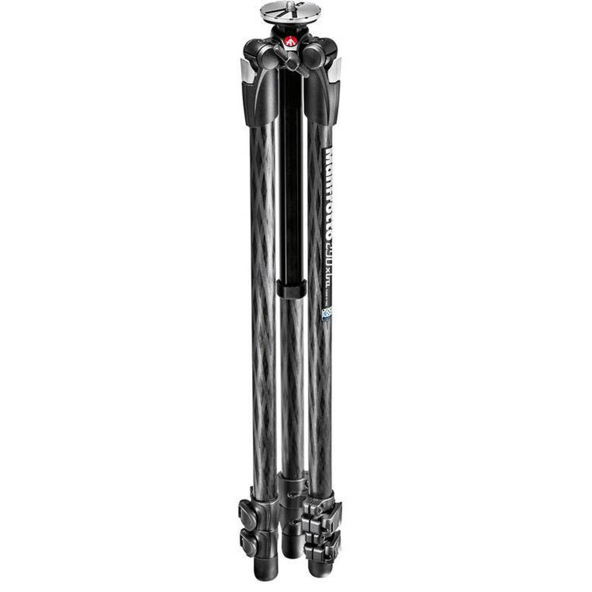 Alt View 1. Manfrotto - Manfrotto 290 Xtra 3-Section Carbon Fiber Tripod.