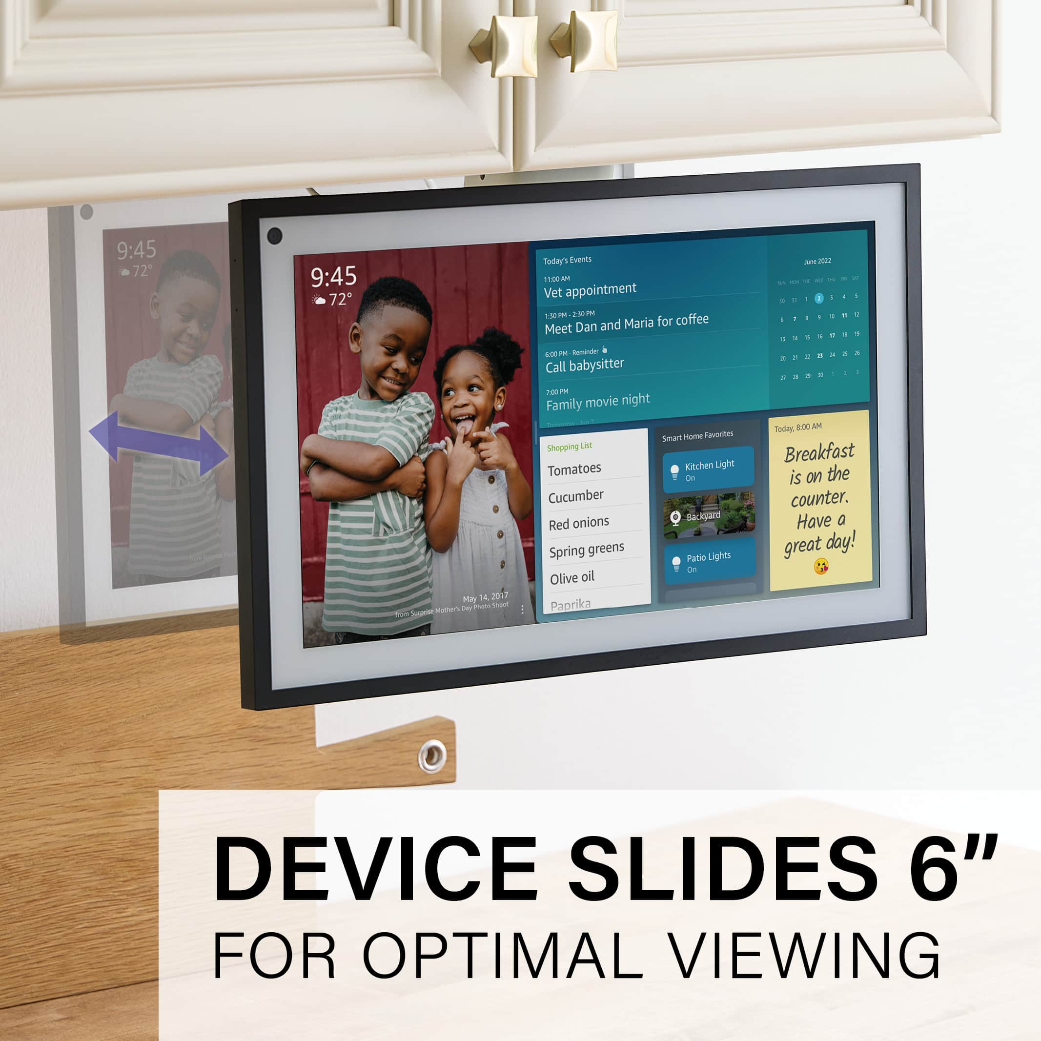 Sanus Echo Show 15 Under Cabinet Mount Black BEHUCM-B1 - Best Buy