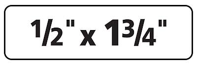 1/2" x 13/4"