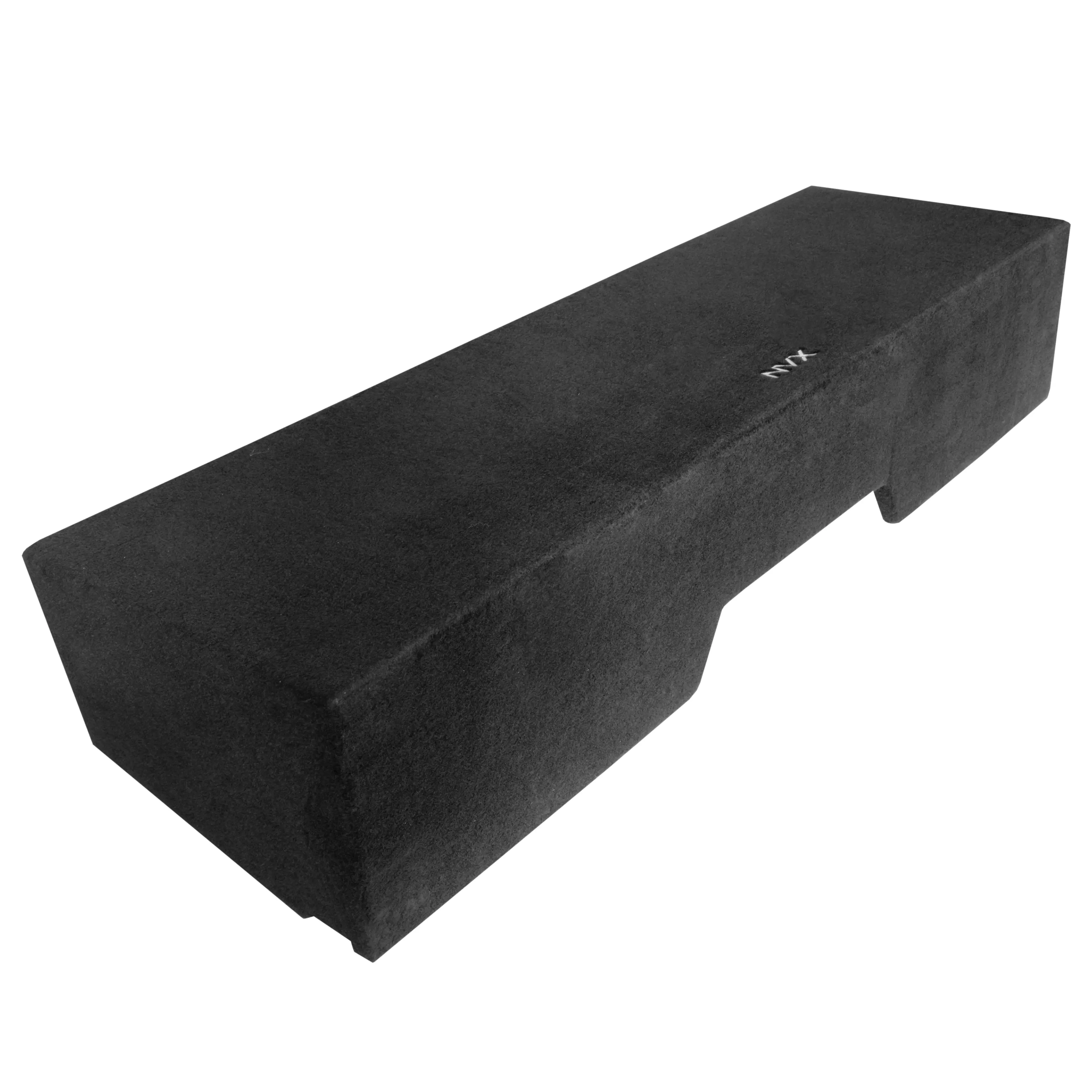 Alt View 1. NVX - VEGMSLVECG1D10S Custom Fit Dual 10in Sealed Empty Down-Firing Sub Box for 1999-2006 Chevrolet Silverado and GMC Sierra.