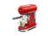 Alt View 1. SMEG - SMEG Semi-Automatic Espresso Machine with 15 bar pressure - Red.