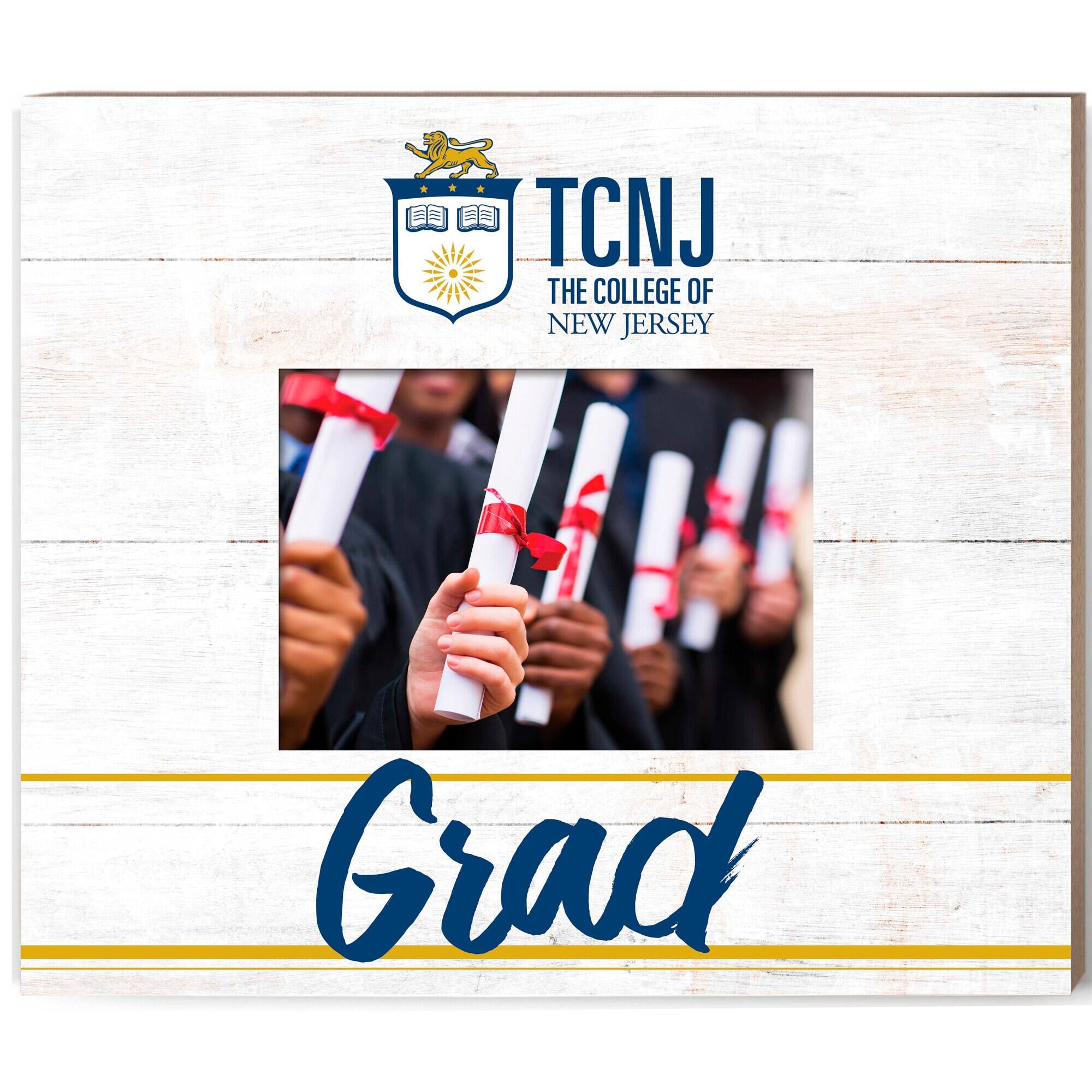 College of New Jersey Lions 13.5" x 11.5" Grad Frame