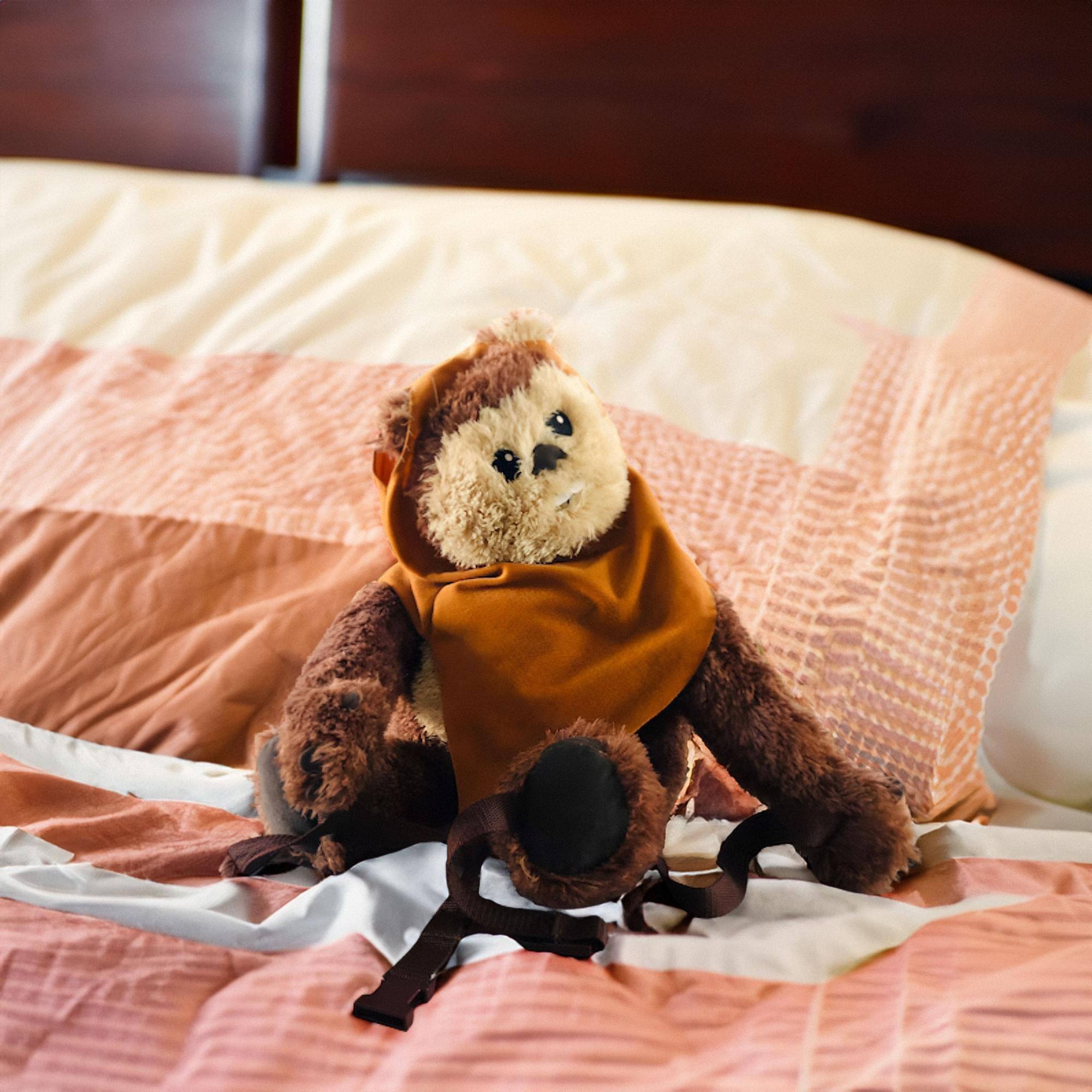 Alt View 10. Star Wars - Comic Images Star Wars Wicket Ewok Backpack Buddies - Brown.